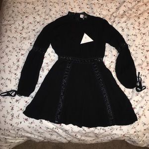 high neck lulus dress